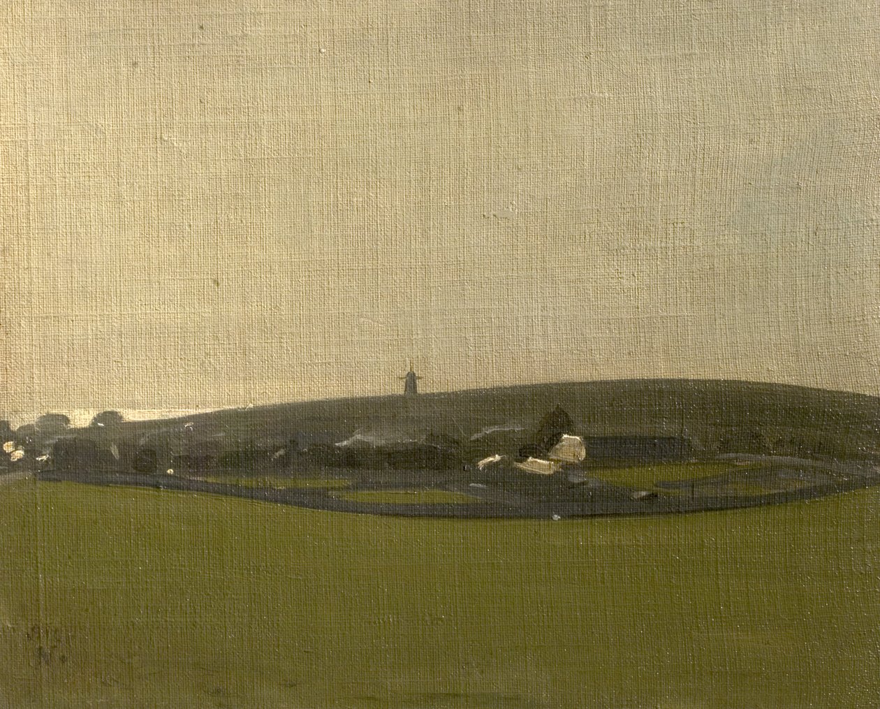 The Windmill, Brighton Downs, Rottingdean de William Nicholson