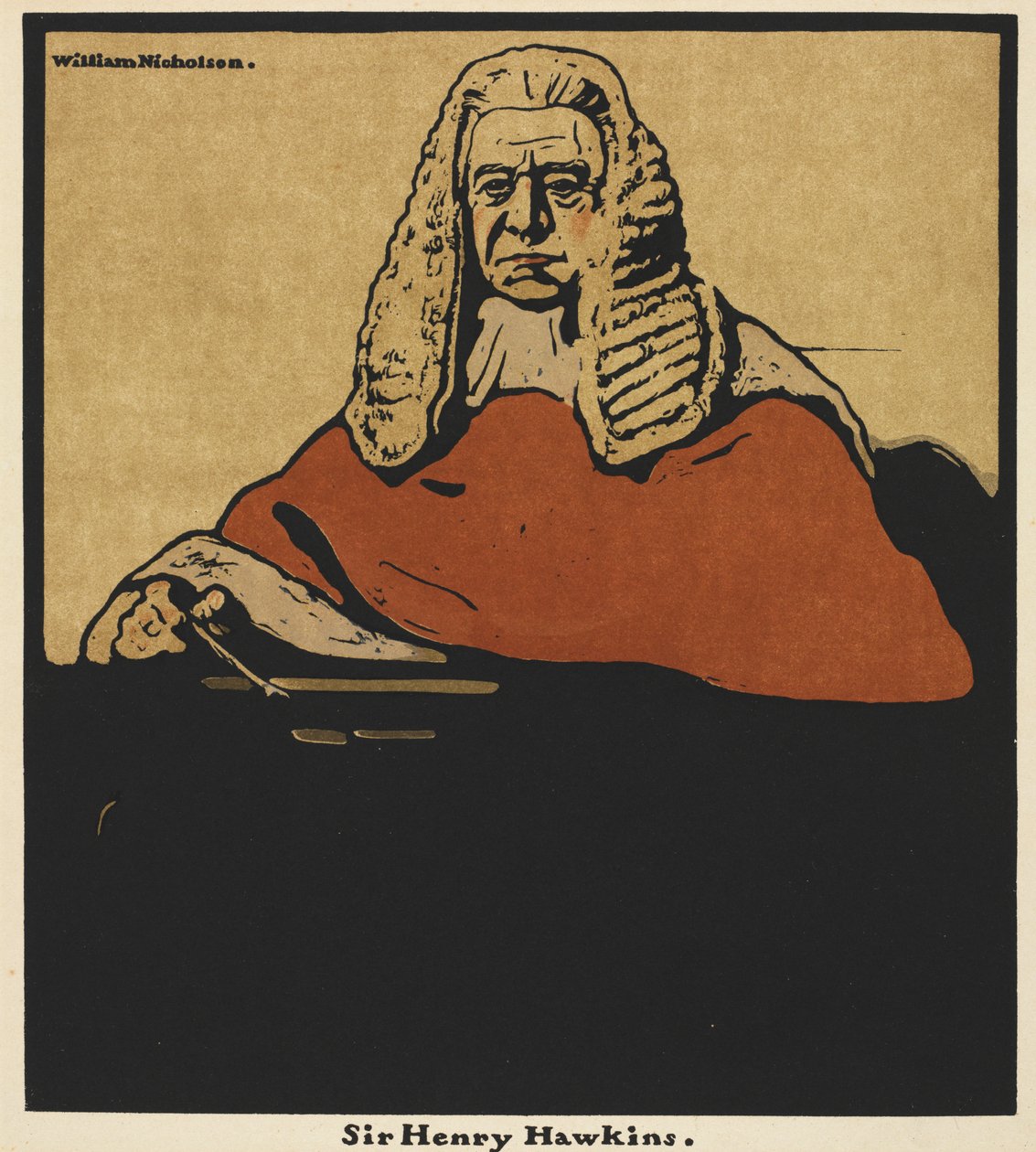 Doce Retratos: Sir Henry Hawkins de William Nicholson