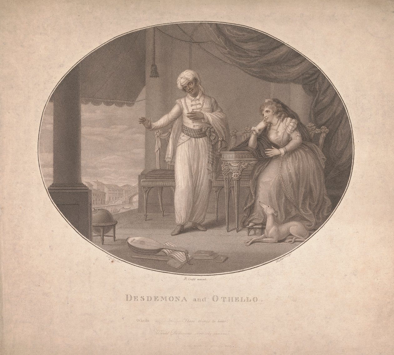 Desdémona y Otelo de William Nutter