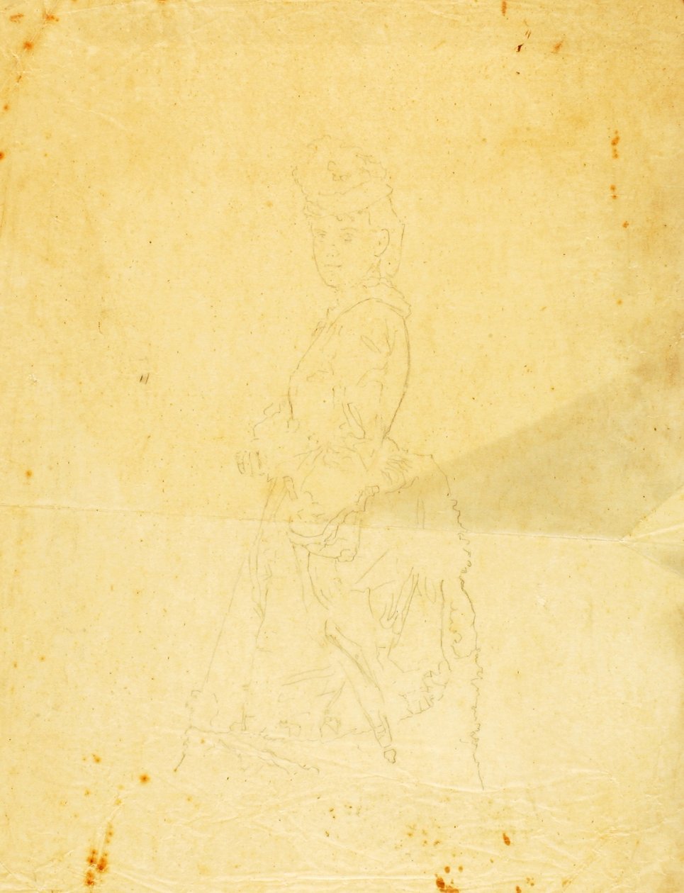 Joven con vestido de tarde de William Page