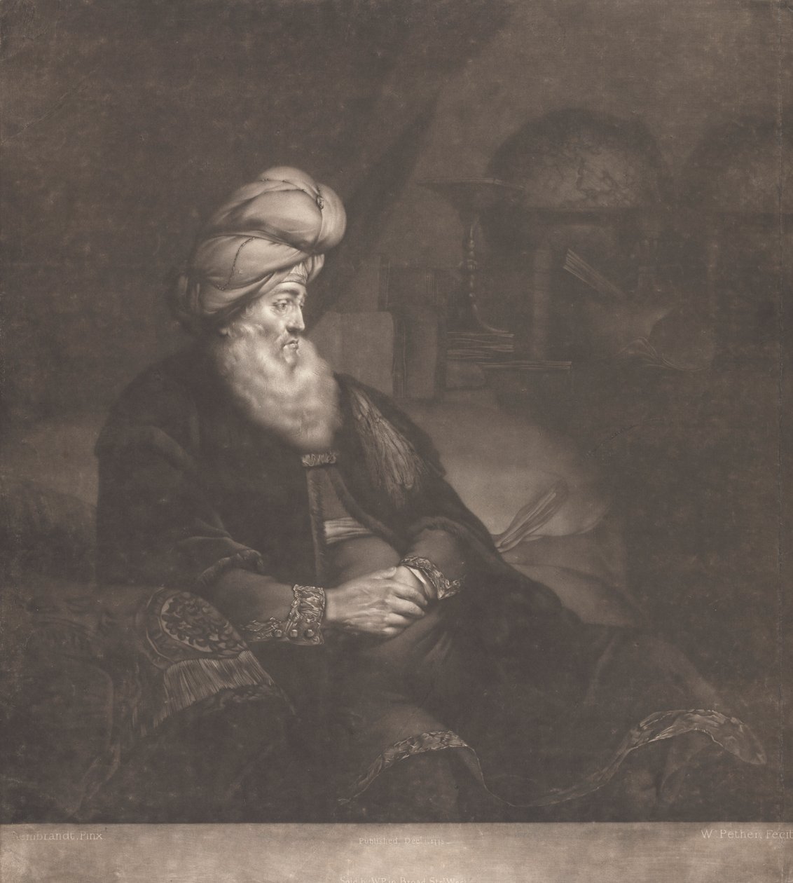 Un rabino judío de William Pether