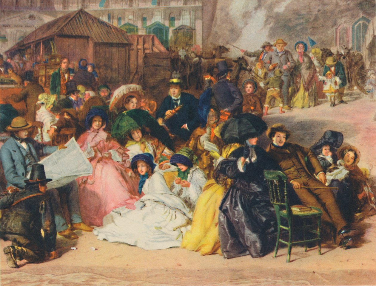 Las arenas de Ramsgate, 1854, 1948 de William Powell Frith