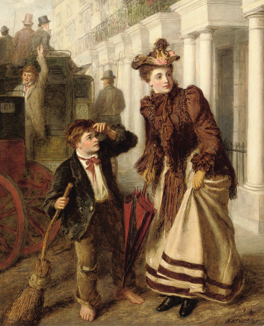 El barrendero de William Powell Frith