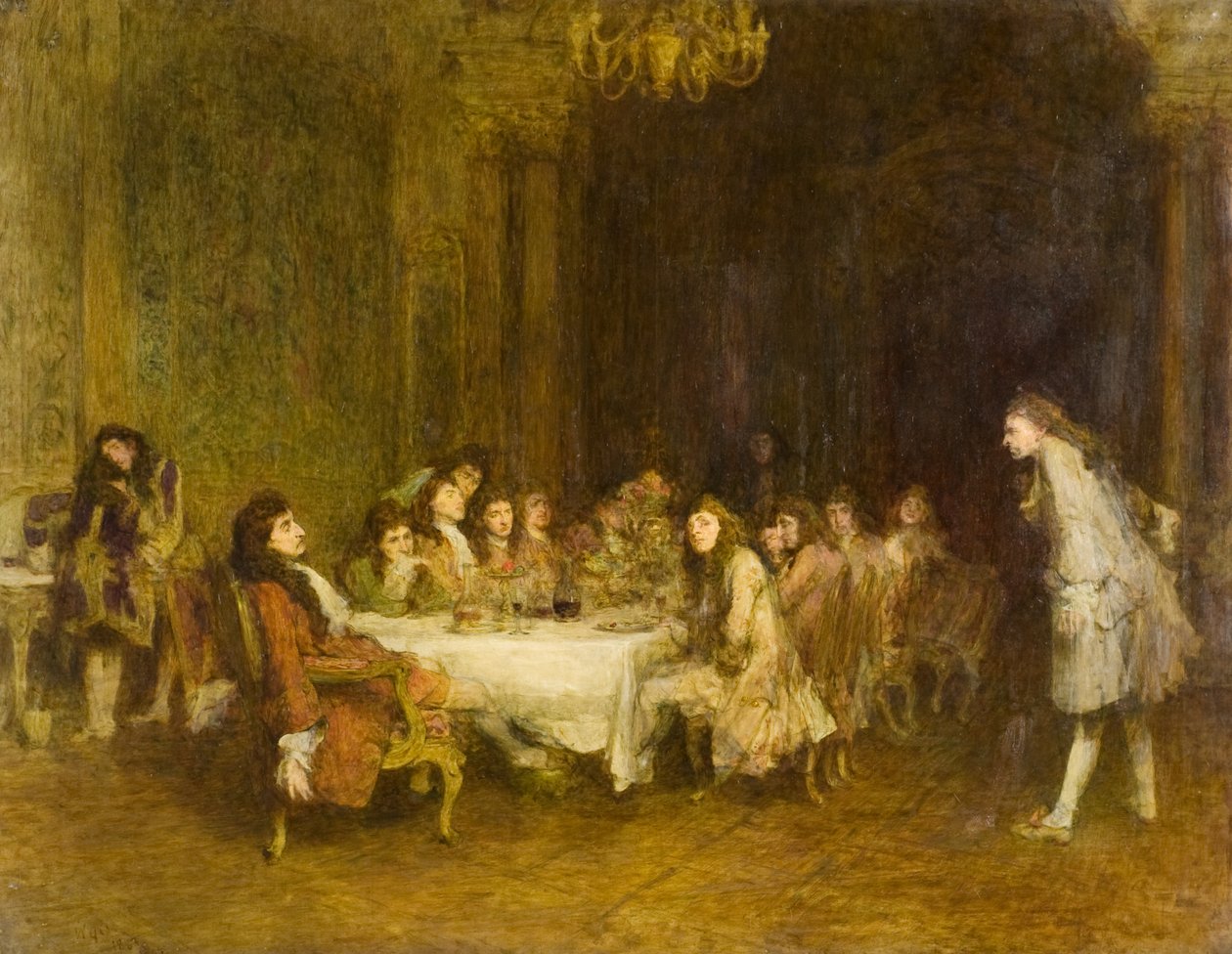 El incidente de Voltaire de William Quiller Orchardson
