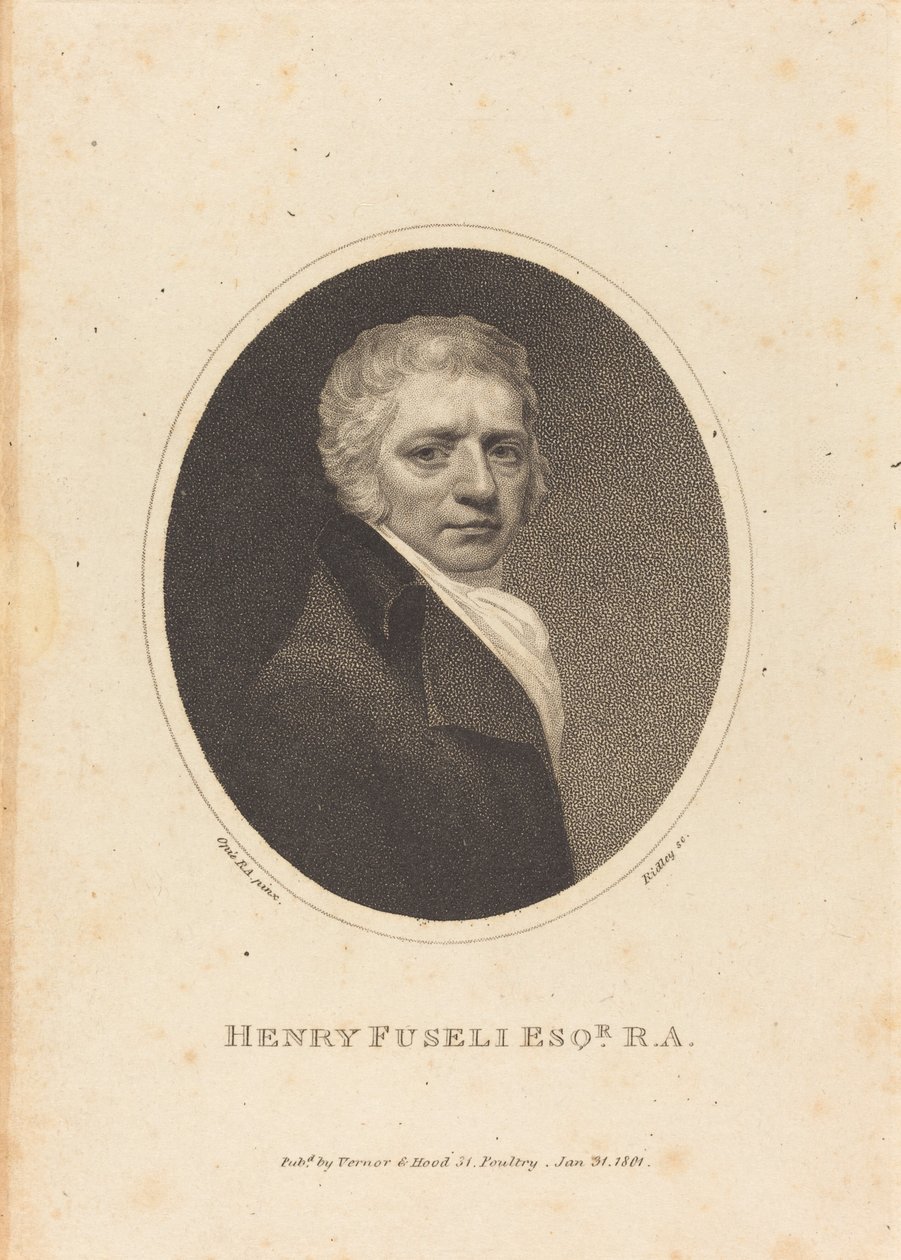 Henry Fuseli de William Ridley after John Opie