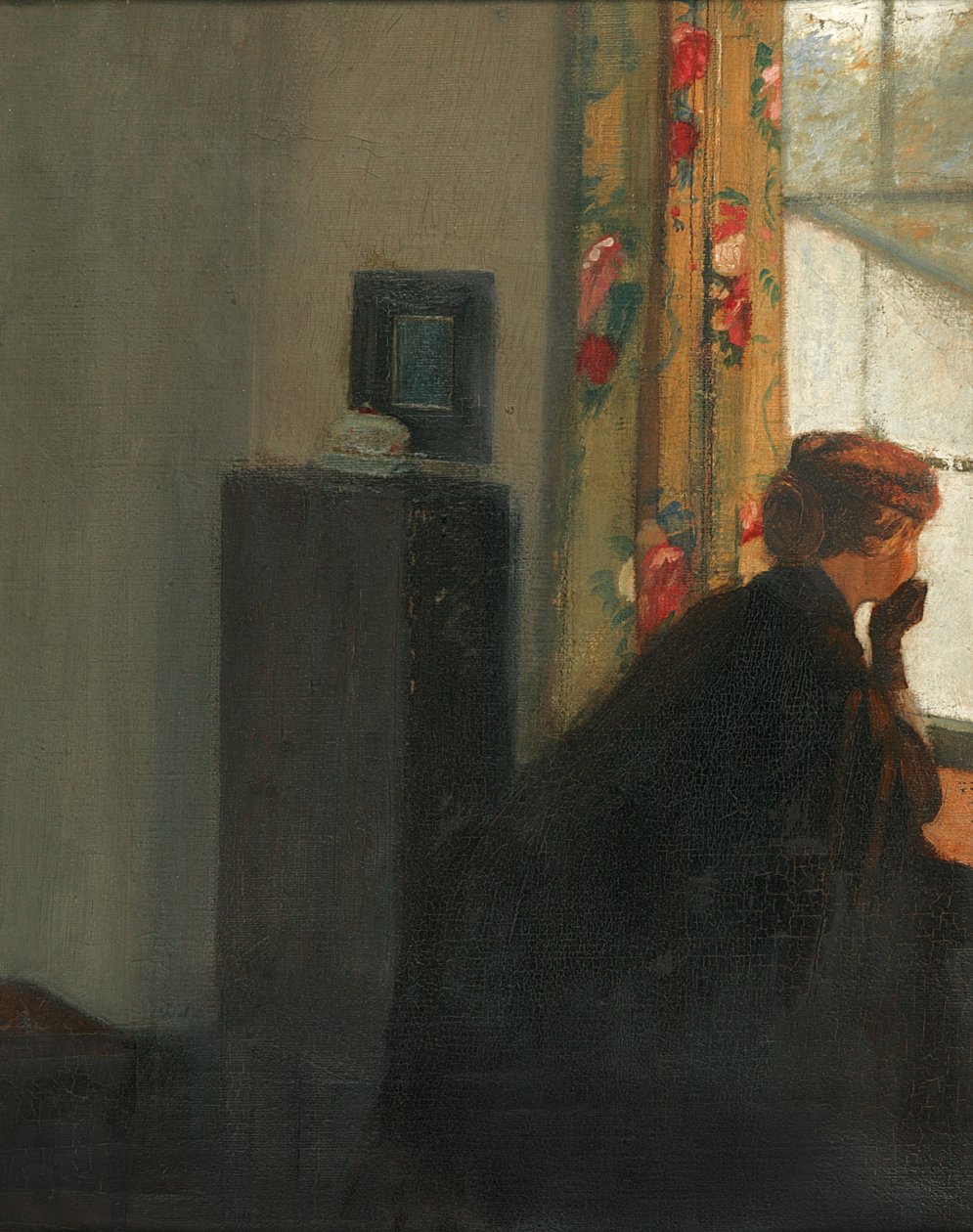 En la ventana (óleo sobre lienzo) de William Rothenstein