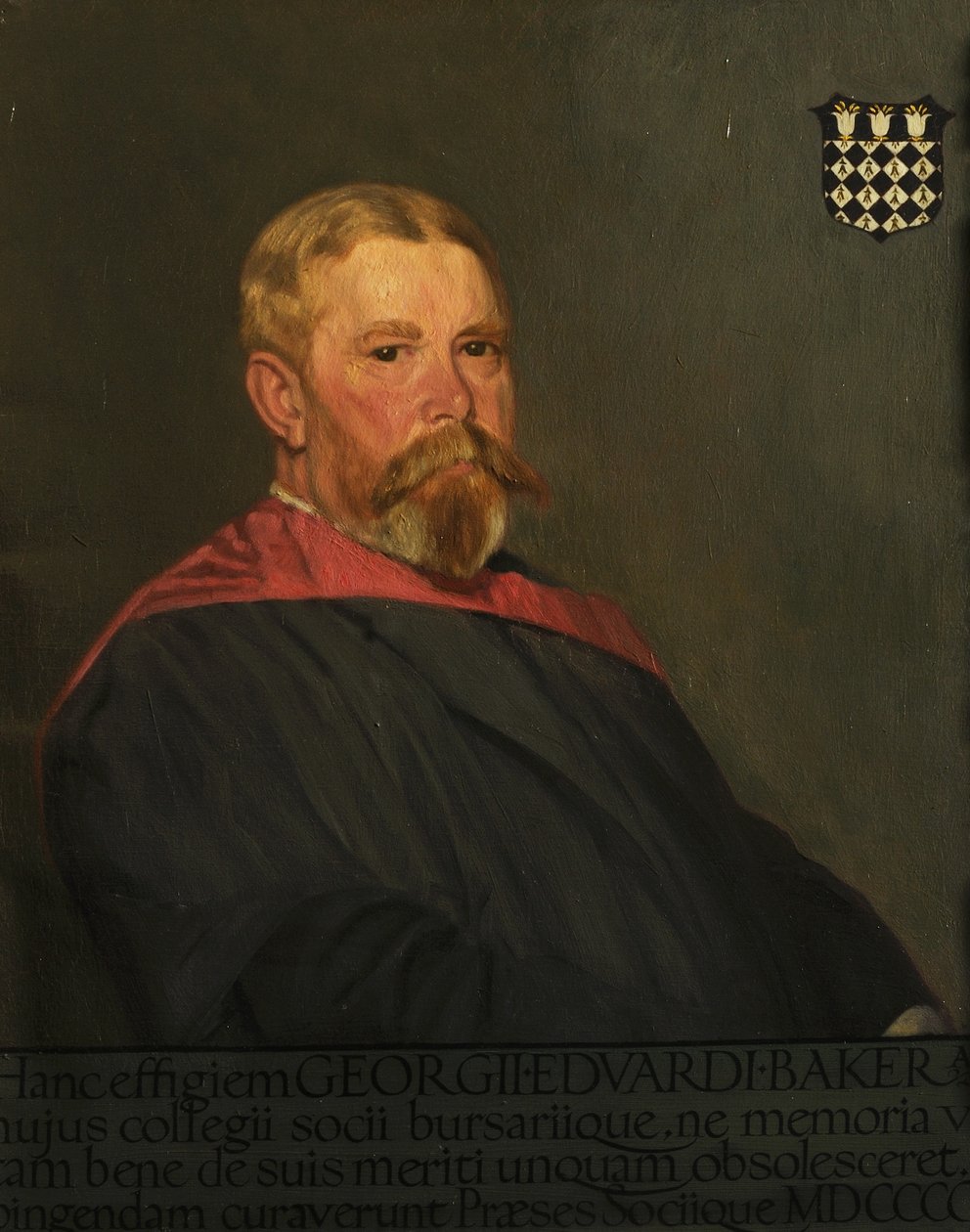 George Edward Baker (óleo sobre lienzo) de William Rothenstein