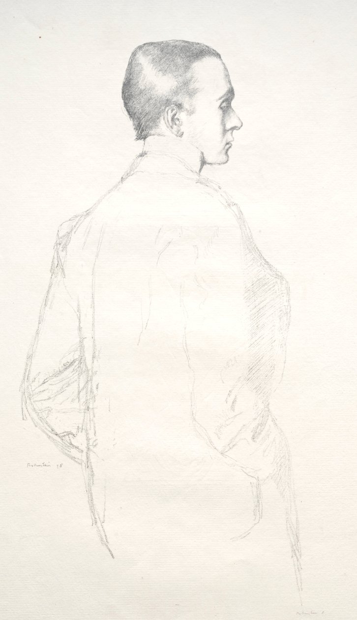 Max Beerbohm, 1898 de William Rothenstein