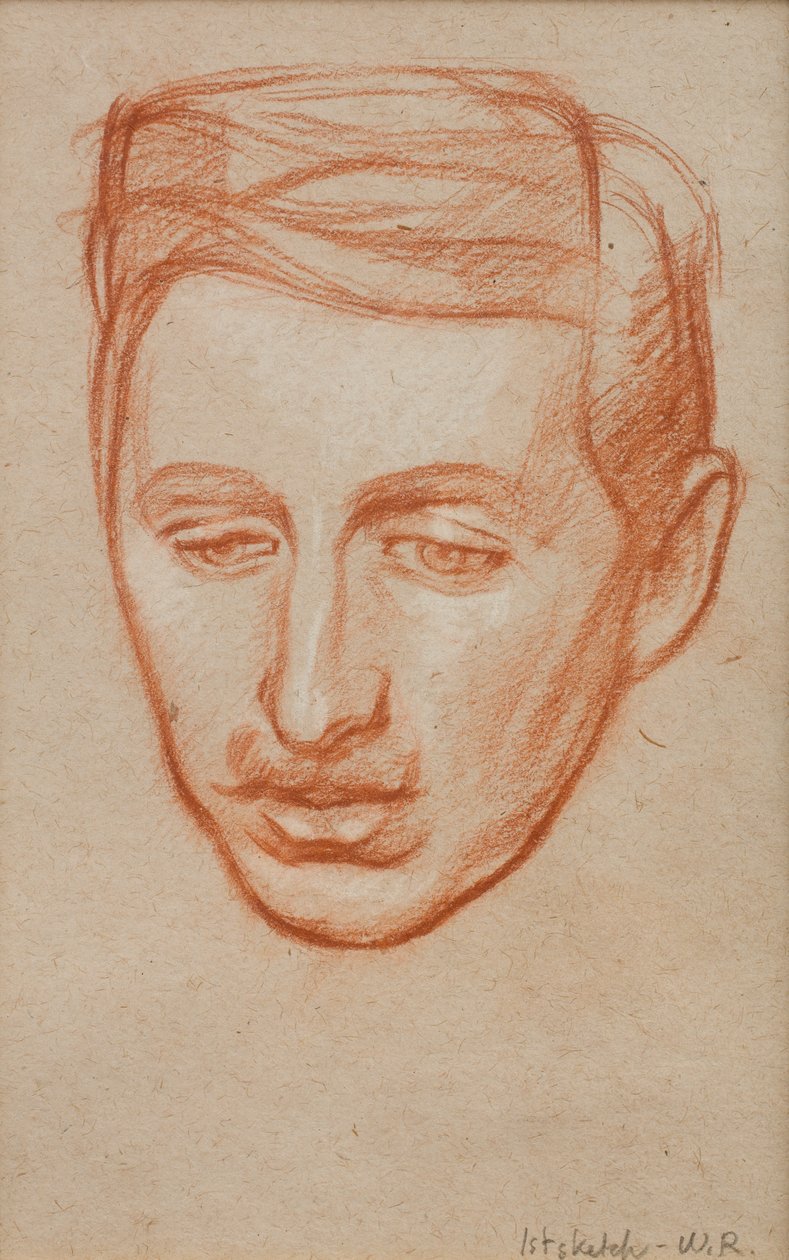 Retrato de E. M. Forster de William Rothenstein