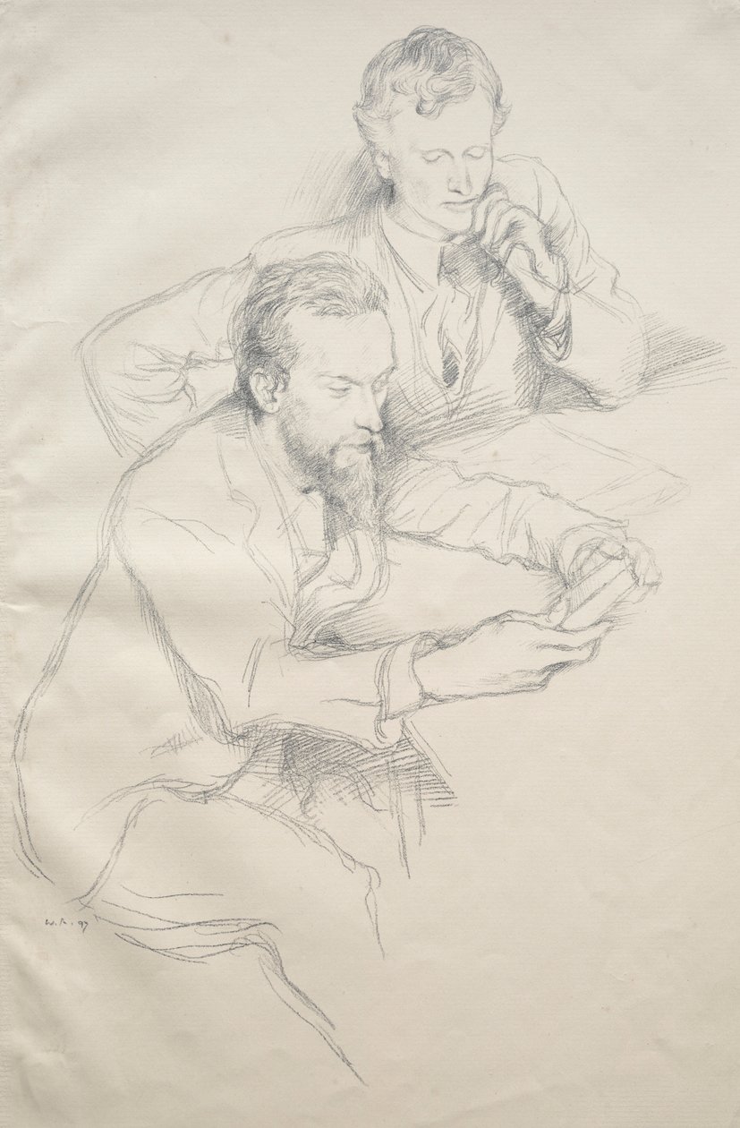 Ricketts y Shannon, 1897 de William Rothenstein