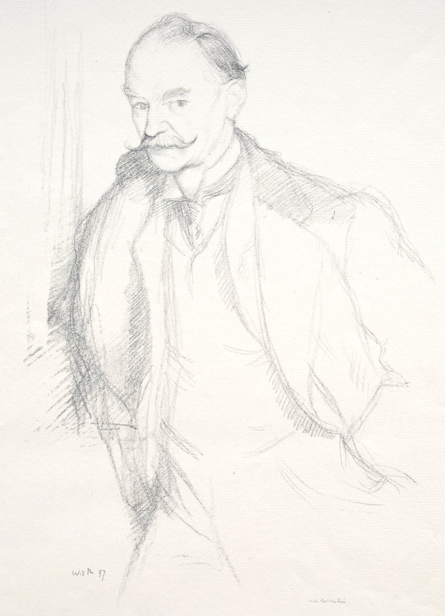 Thomas Hardy, 1897 de William Rothenstein