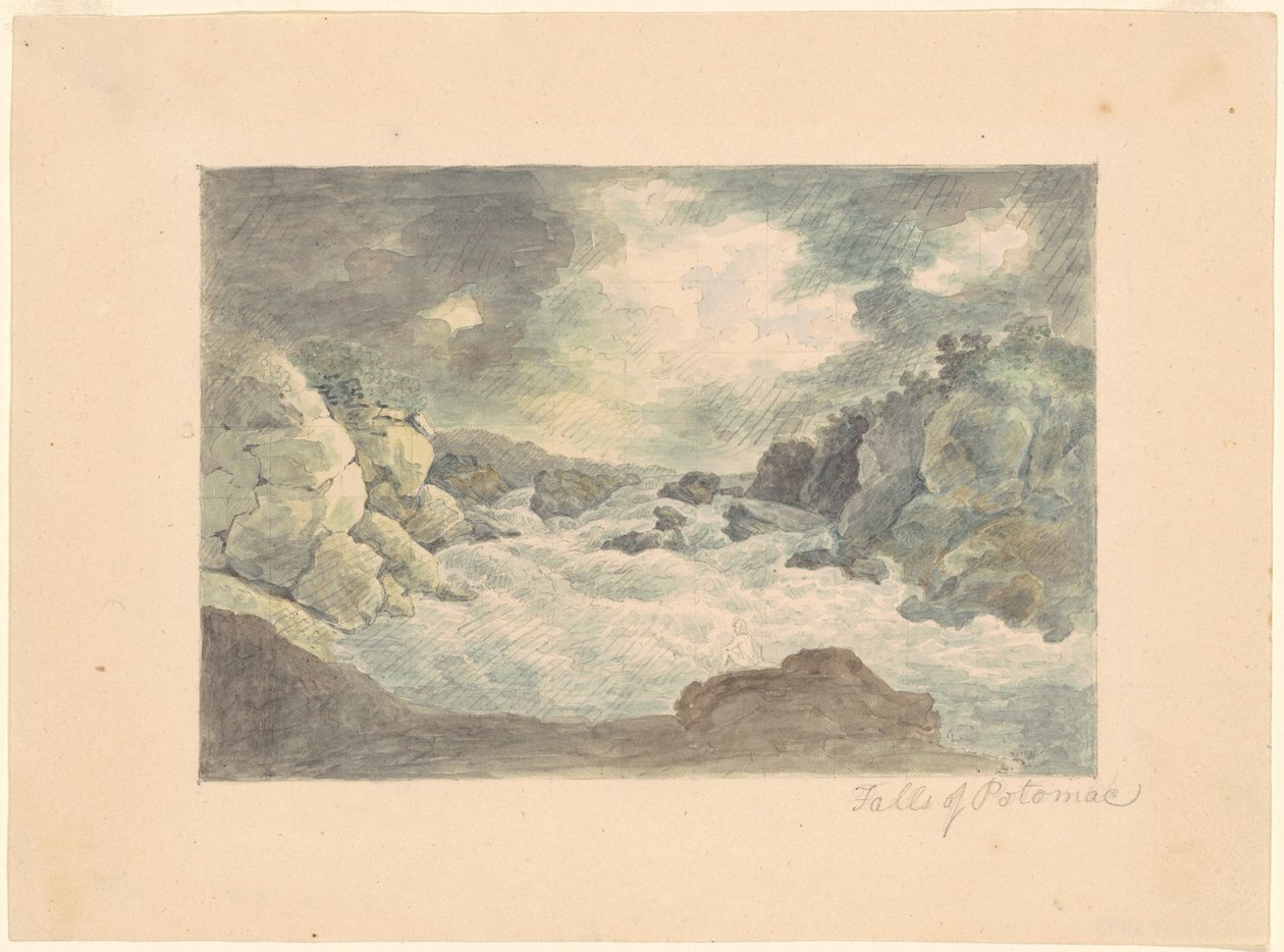 Cataratas del Potomac de William Russell Birch