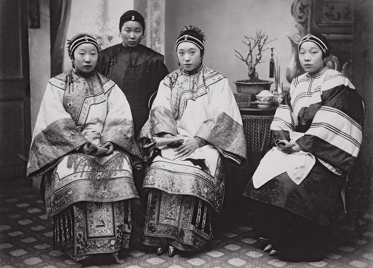 Mujeres chinas, c.1880 de William Saunders