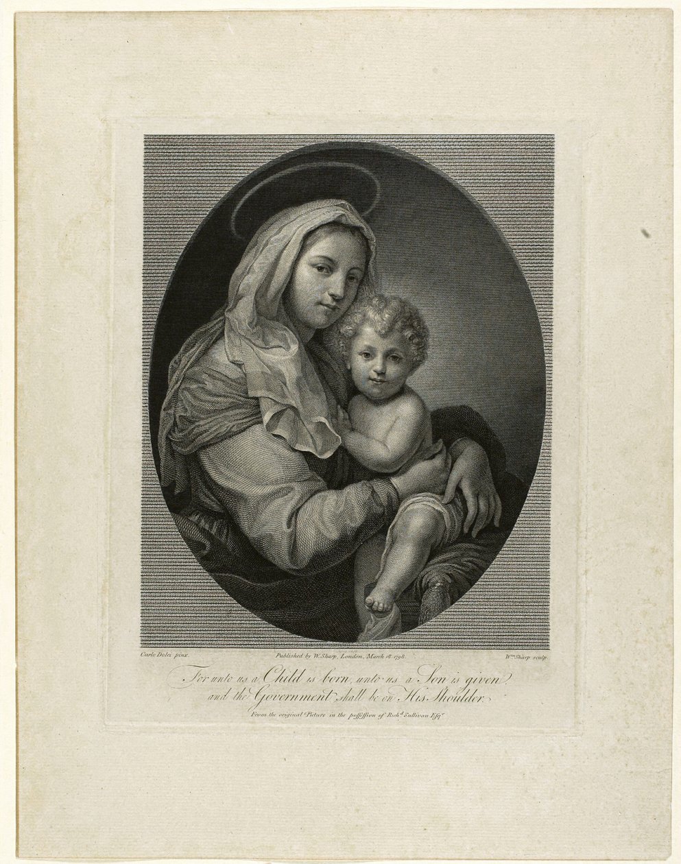 Madonna y niño de William Sharp