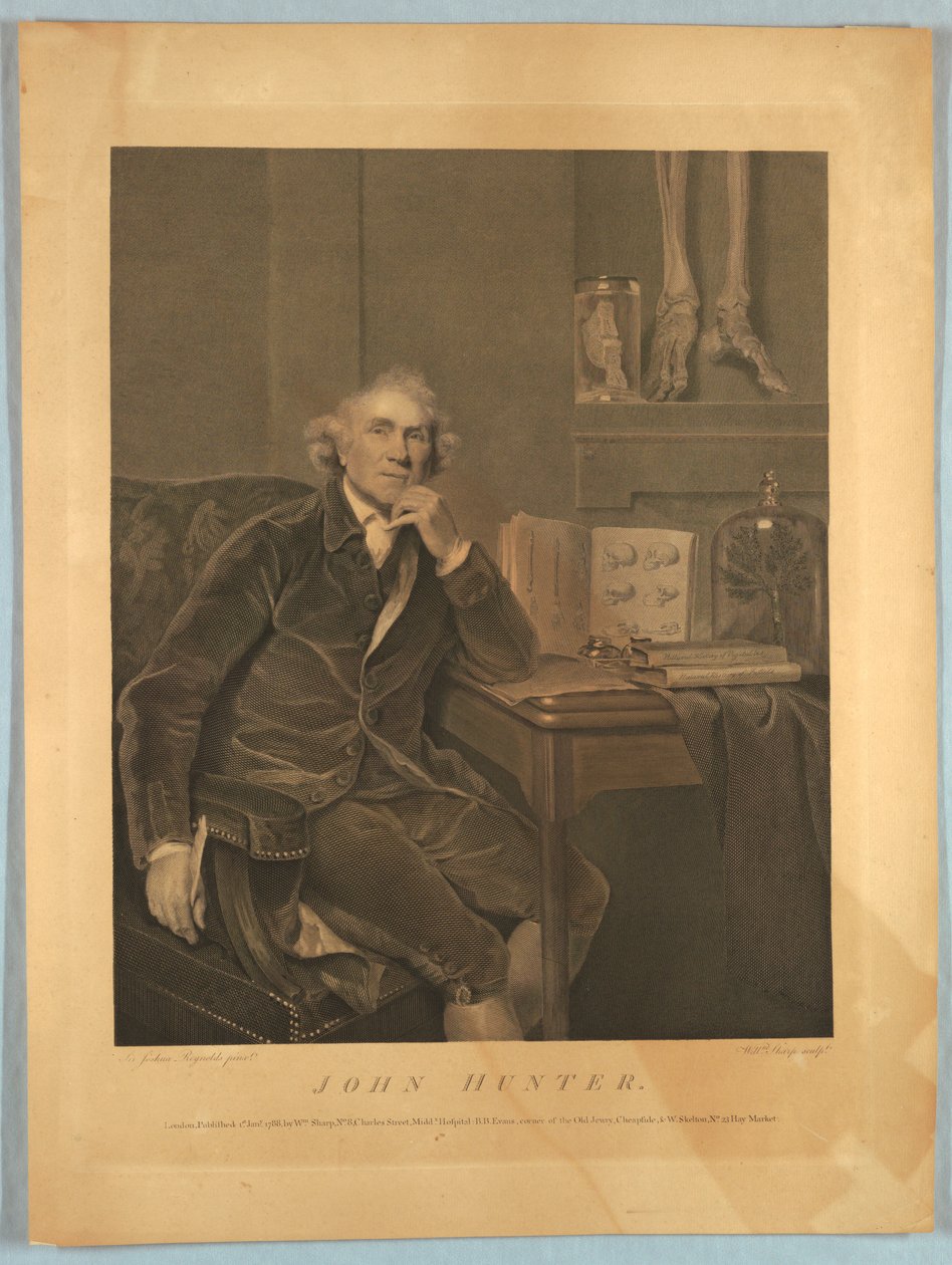 Retrato de John Hunter de William Sharp