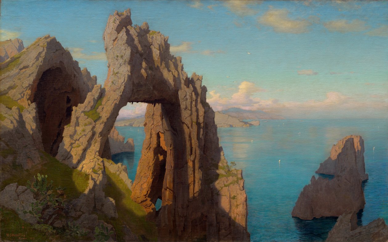 Arco natural en Capri de William Stanley Haseltine