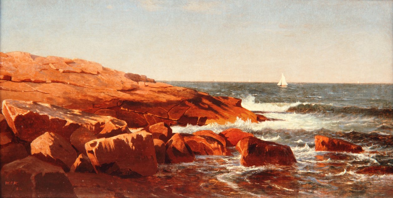 Costa rocosa, 1862 de William Stanley Haseltine