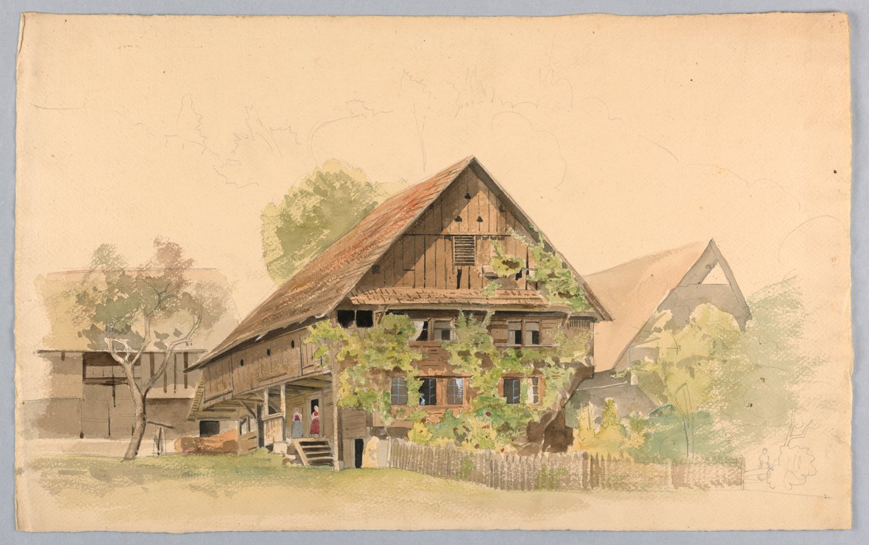 Estudio de paisaje, Suiza de William Stanley Haseltine