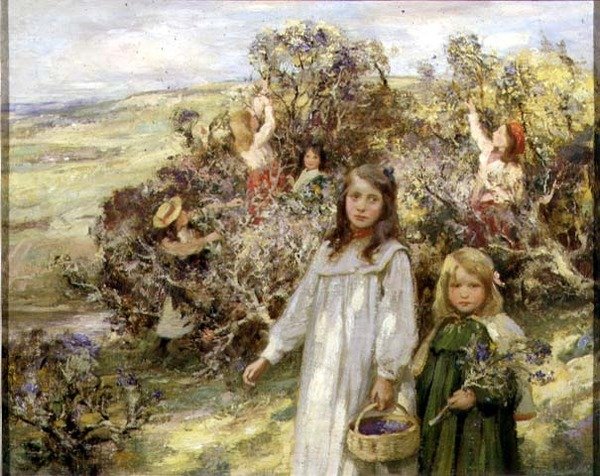 Recolectando moras de William Stewart MacGeorge