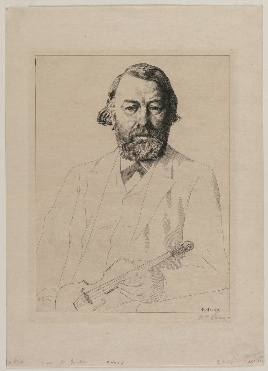 Dr. Joachim, 1887 de William Strang