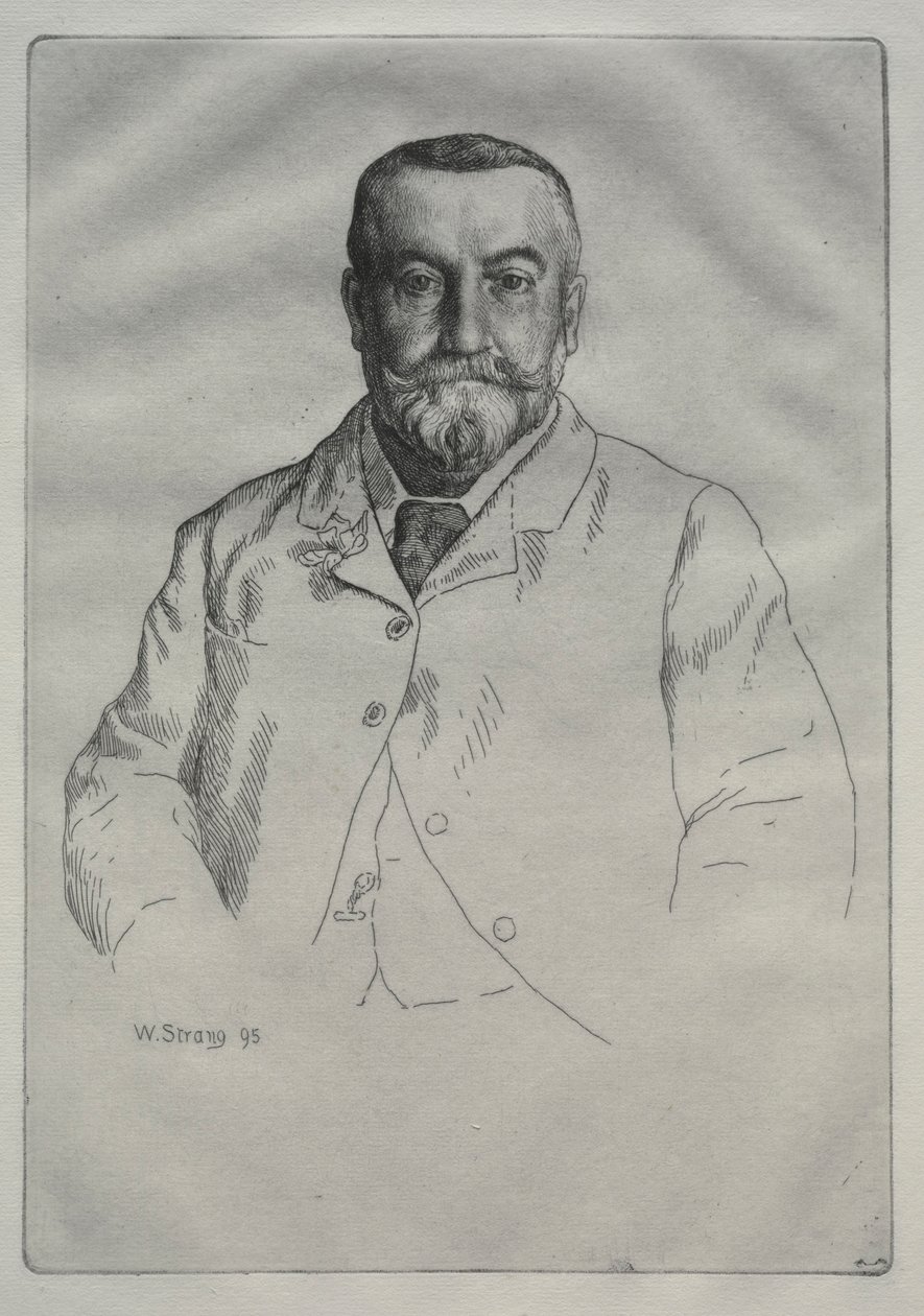 Retrato de H. Cock de William Strang
