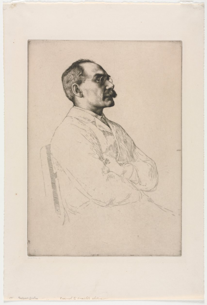 Sir Rudyard Kipling, 1898 de William Strang