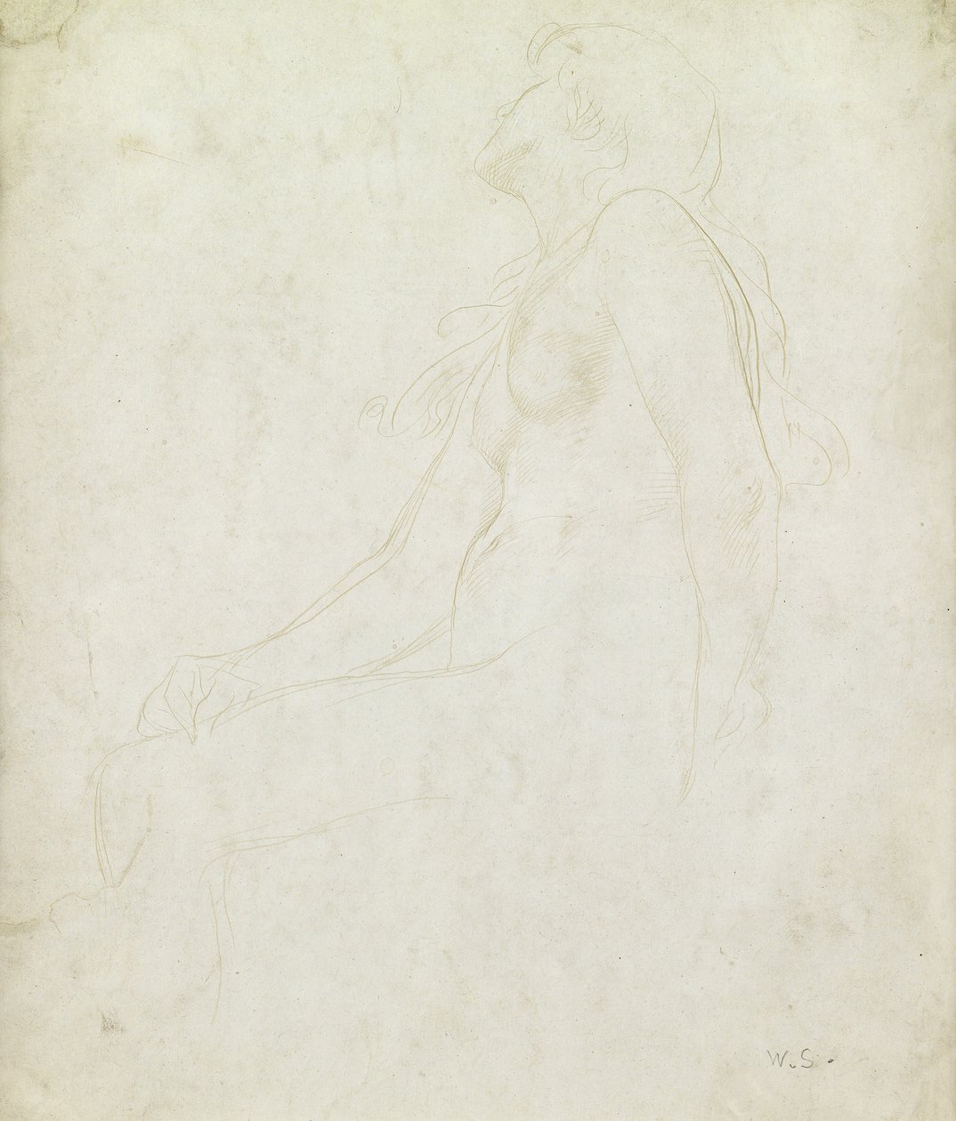 Estudio de un desnudo de William Strang