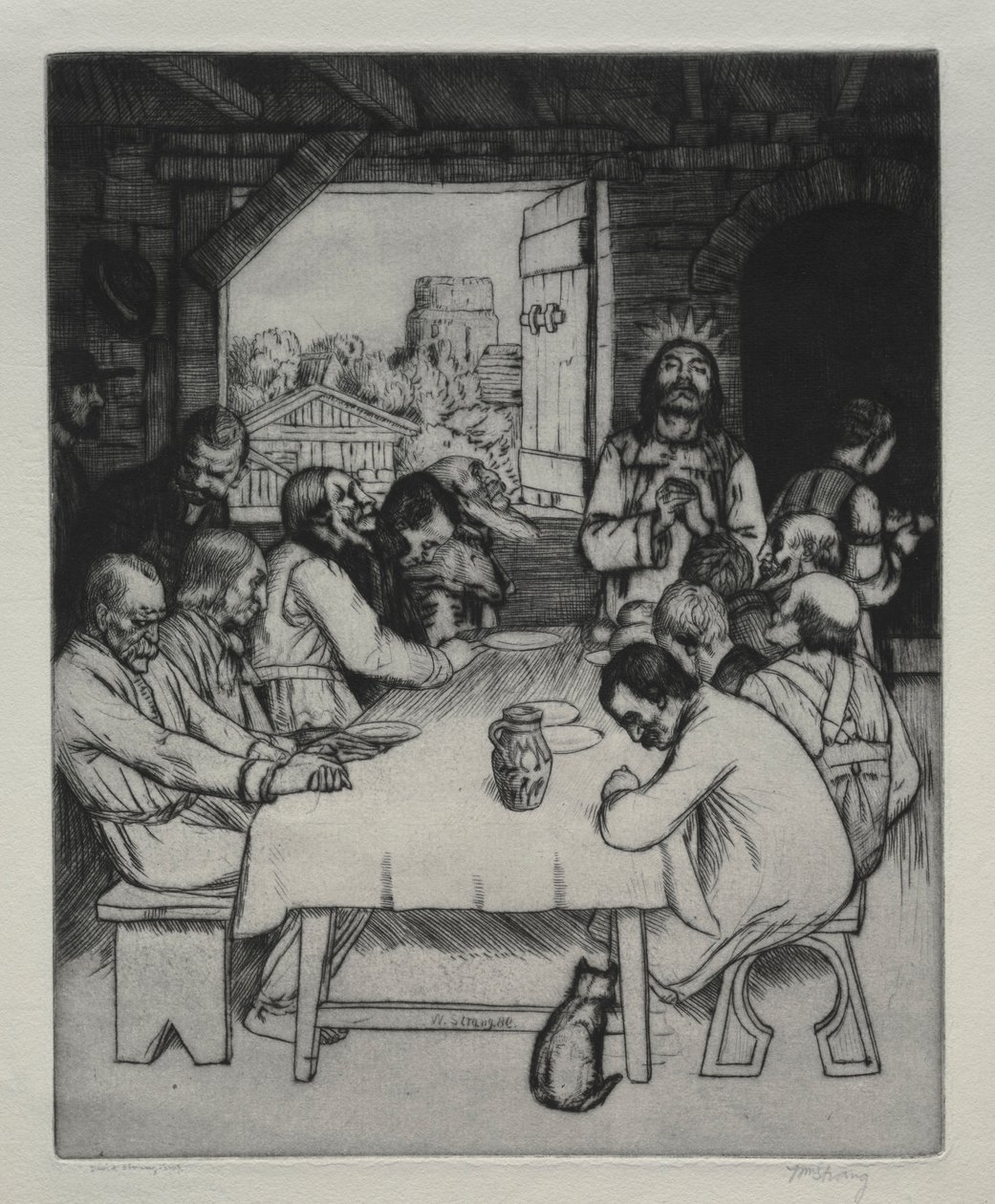 La última cena de William Strang
