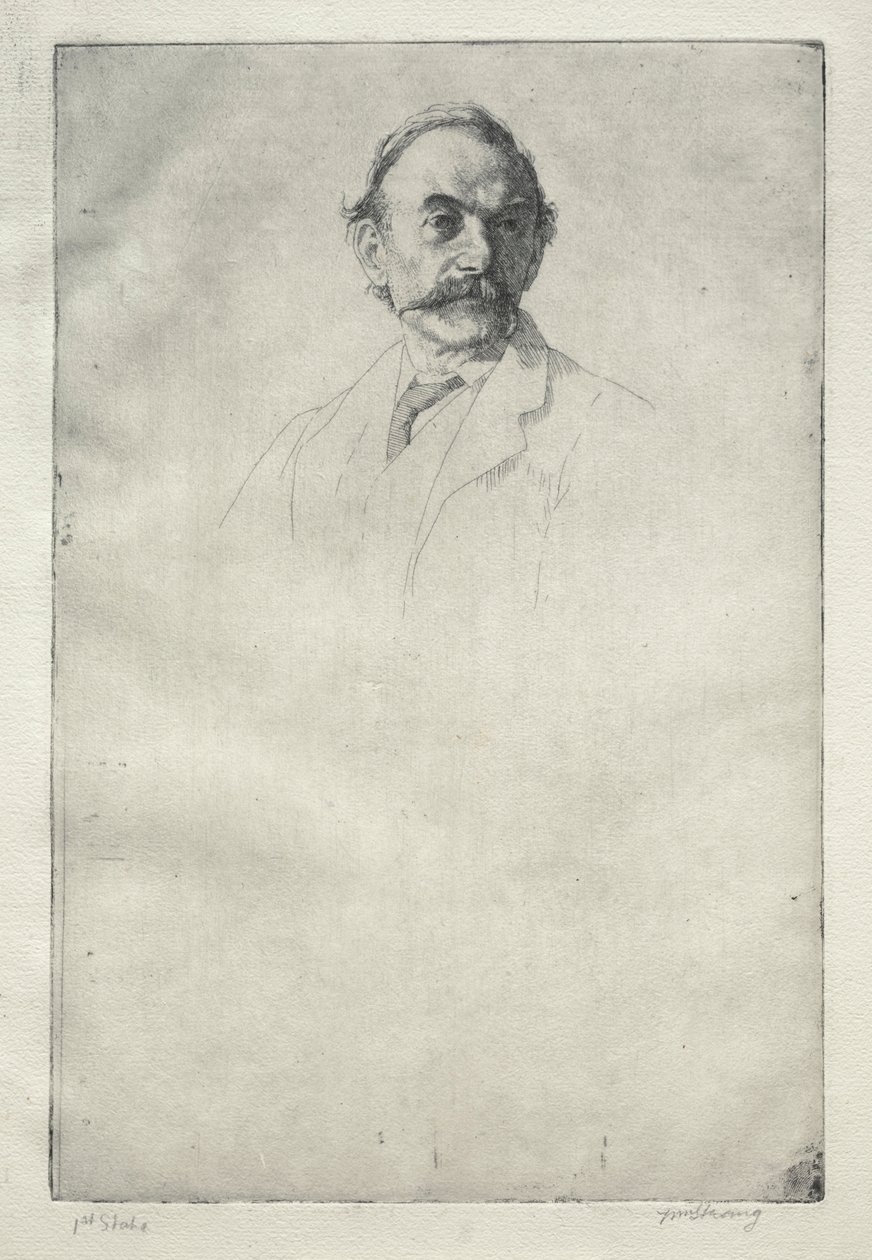 Thomas Hardy, No. 1, 1893 de William Strang