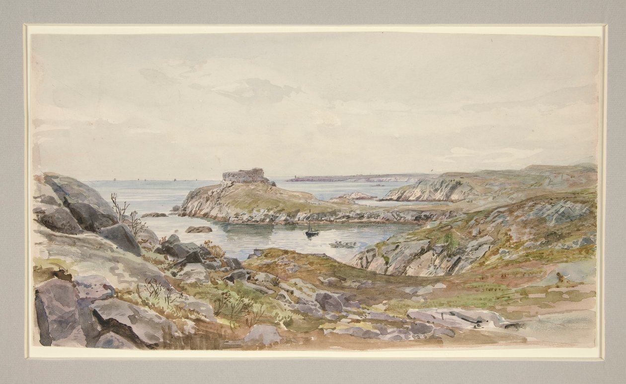 Fuerte Dumpling, bahía de Narragansett de William Trost Richards