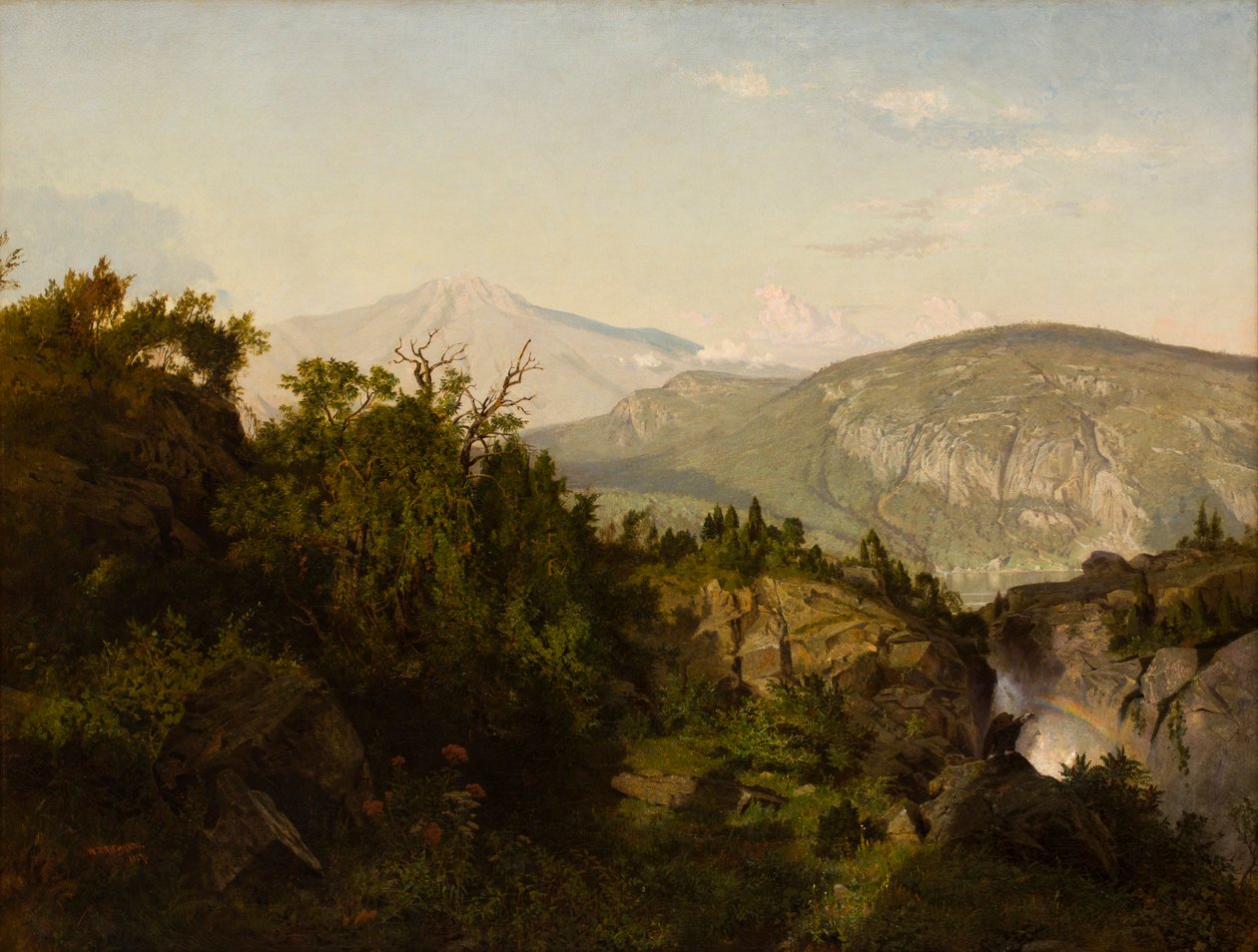 En las montañas de Adirondack de William Trost Richards