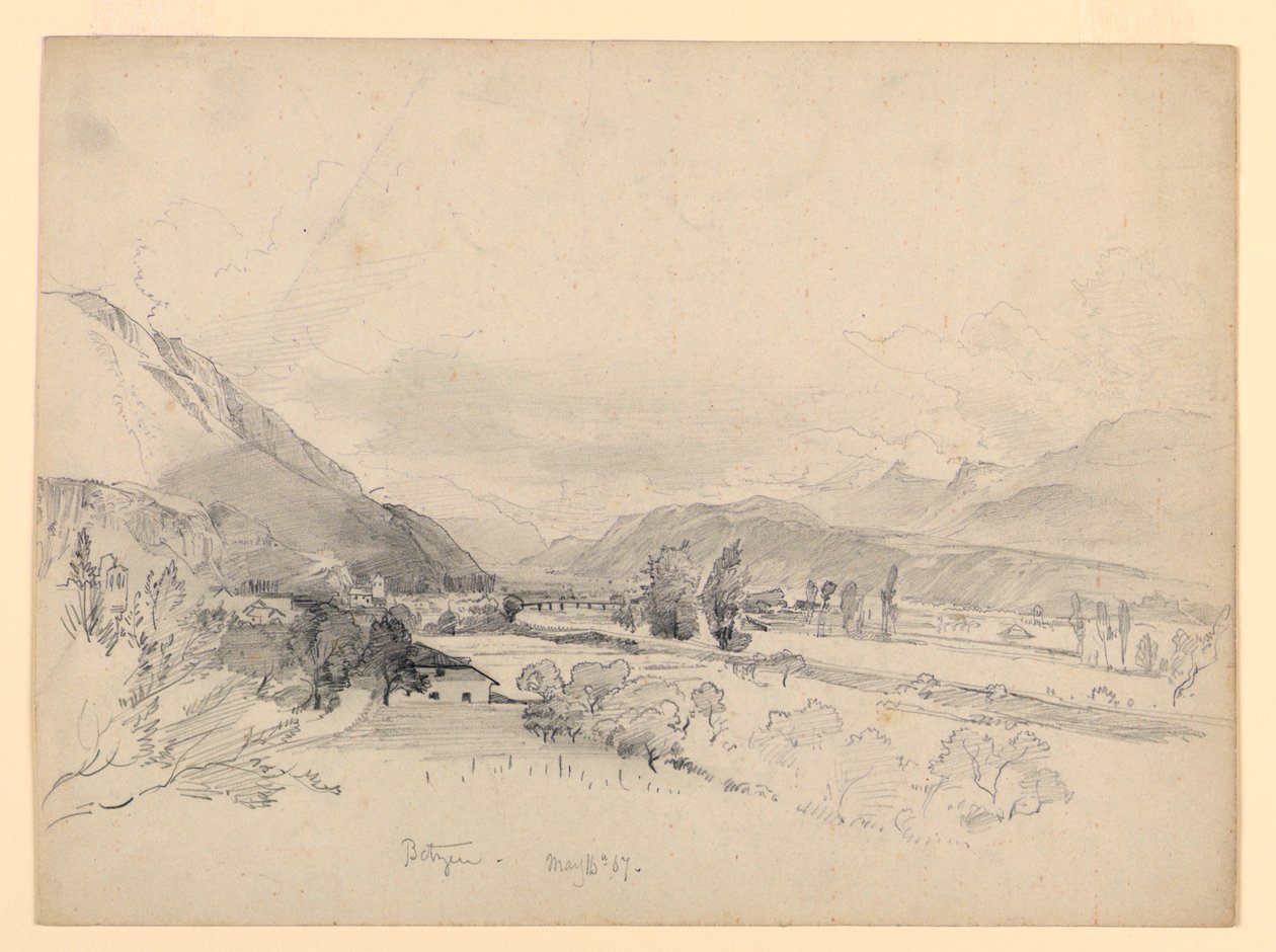 Paisaje, Bautzen, Alemania de William Trost Richards