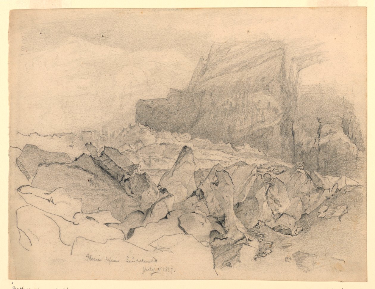 Paisaje, Grindelwald, Suiza de William Trost Richards