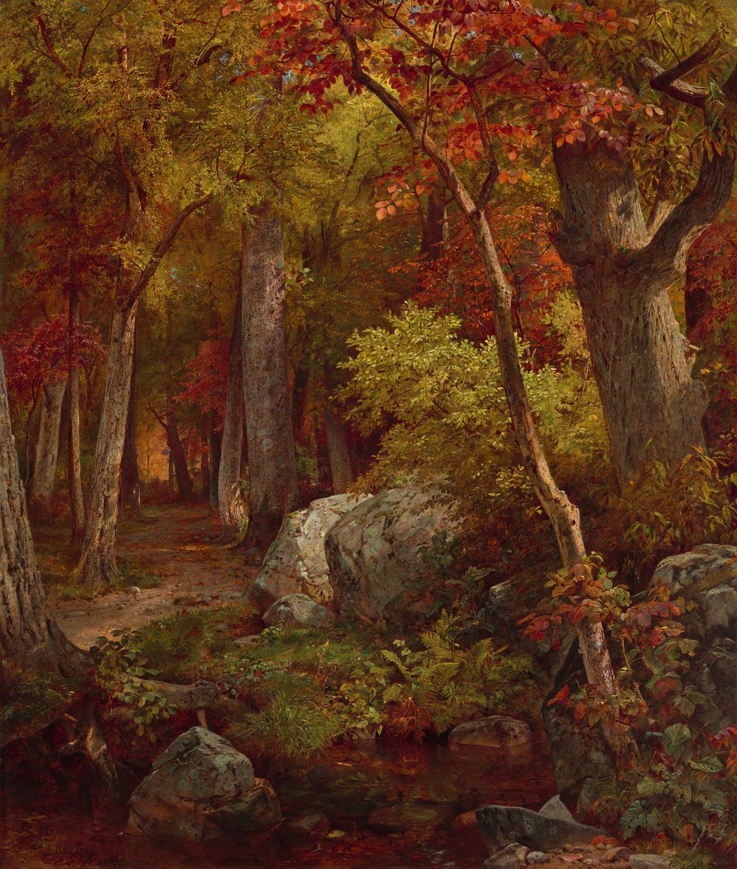 Octubre de William Trost Richards