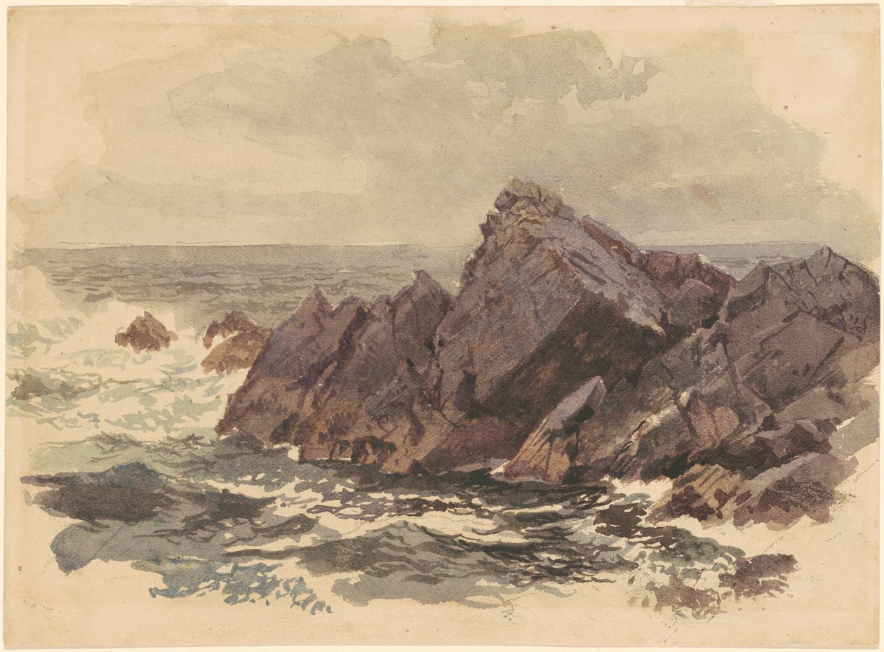 Marina con Rocas de William Trost Richards