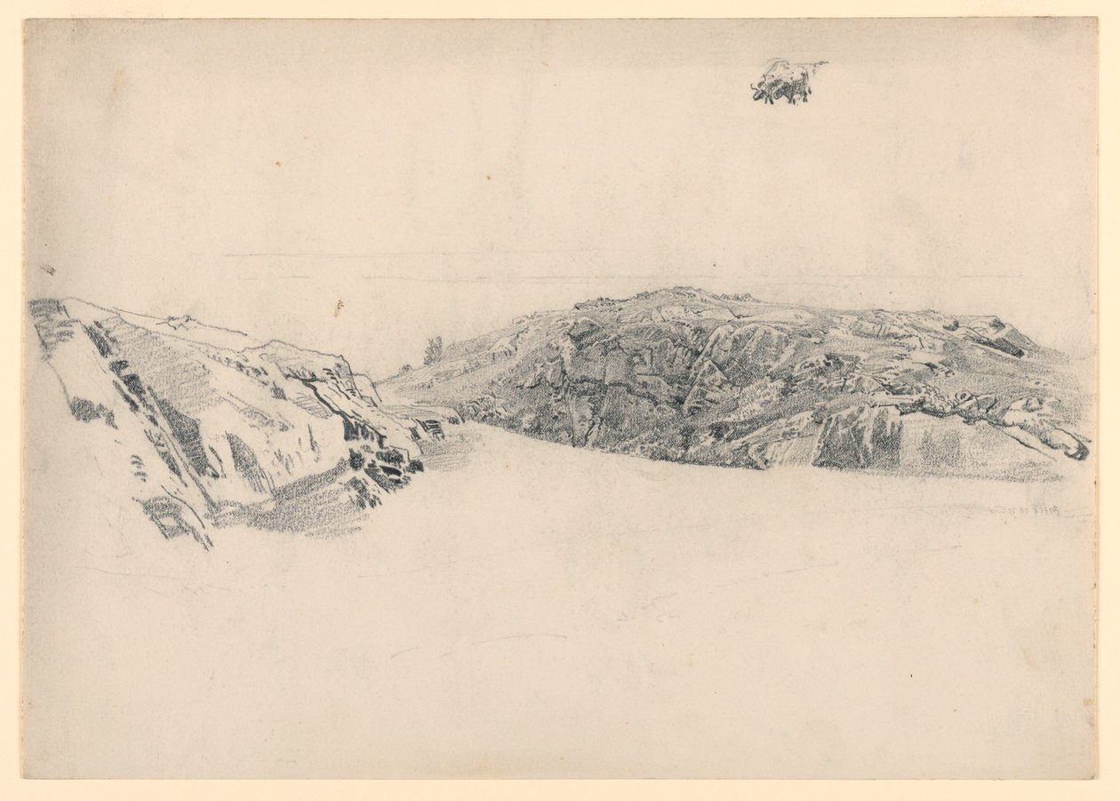 Estudio de la costa, Rhode Island de William Trost Richards