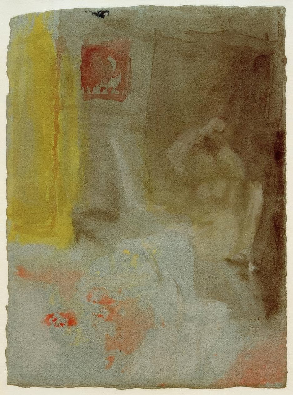 Un dormitorio con un desnudo femenino de Joseph Mallord William Turner