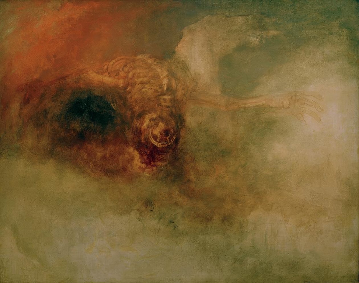 La muerte en un caballo pálido de Joseph Mallord William Turner