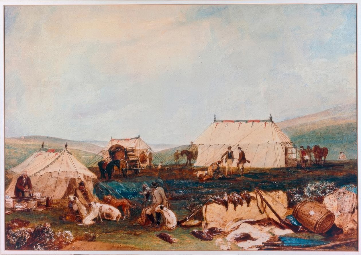 Partida de caza en los páramos de Joseph Mallord William Turner