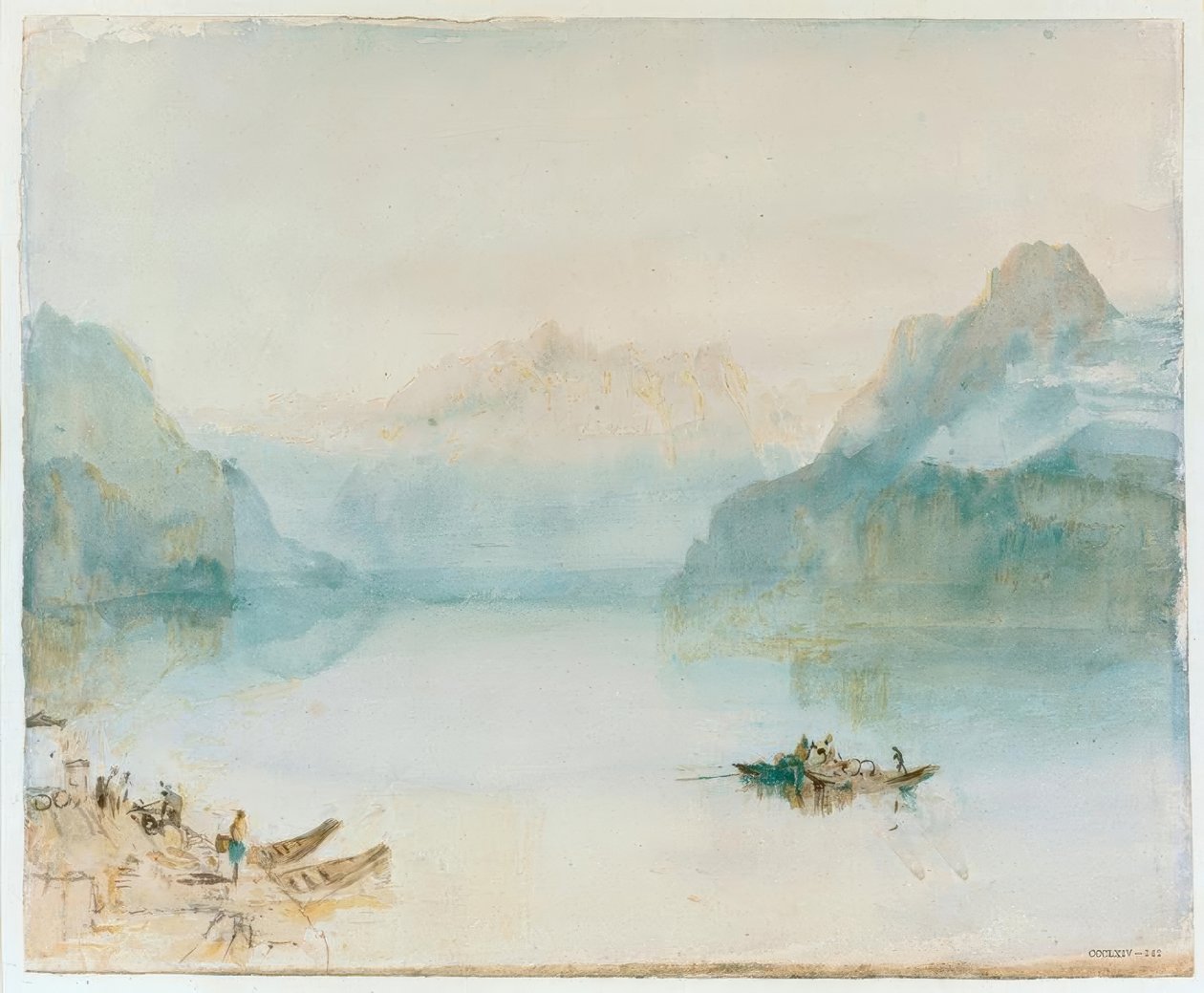 La bahía de Uri de Joseph Mallord William Turner