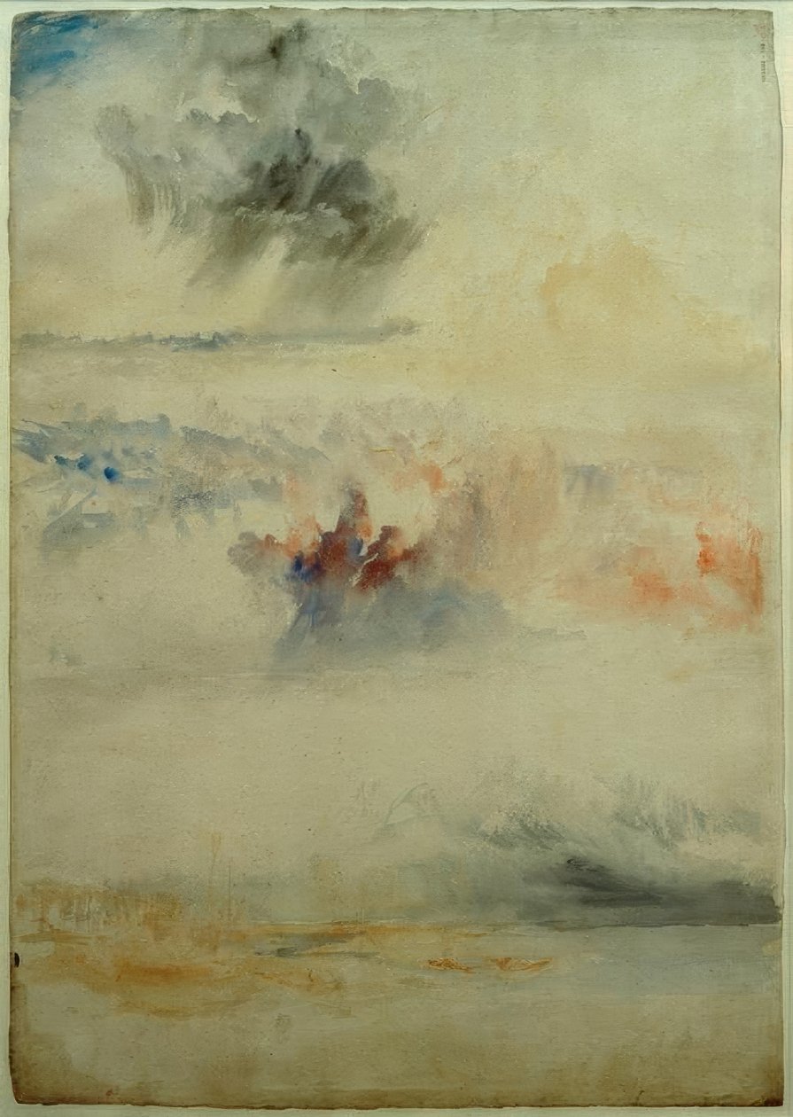 Tres estudios de nubes de Joseph Mallord William Turner