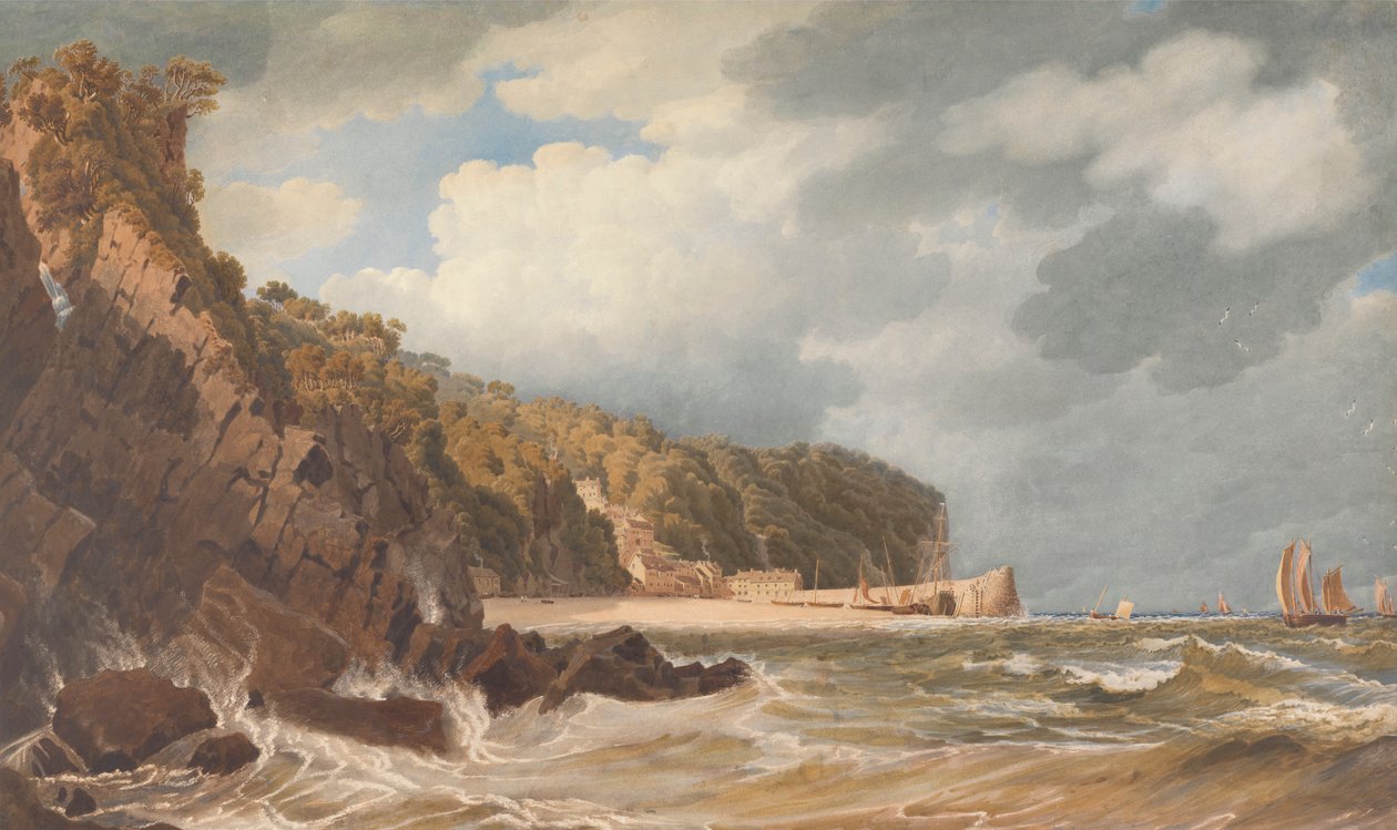 Clovelly, Norte de Devon de William Turner of Oxford