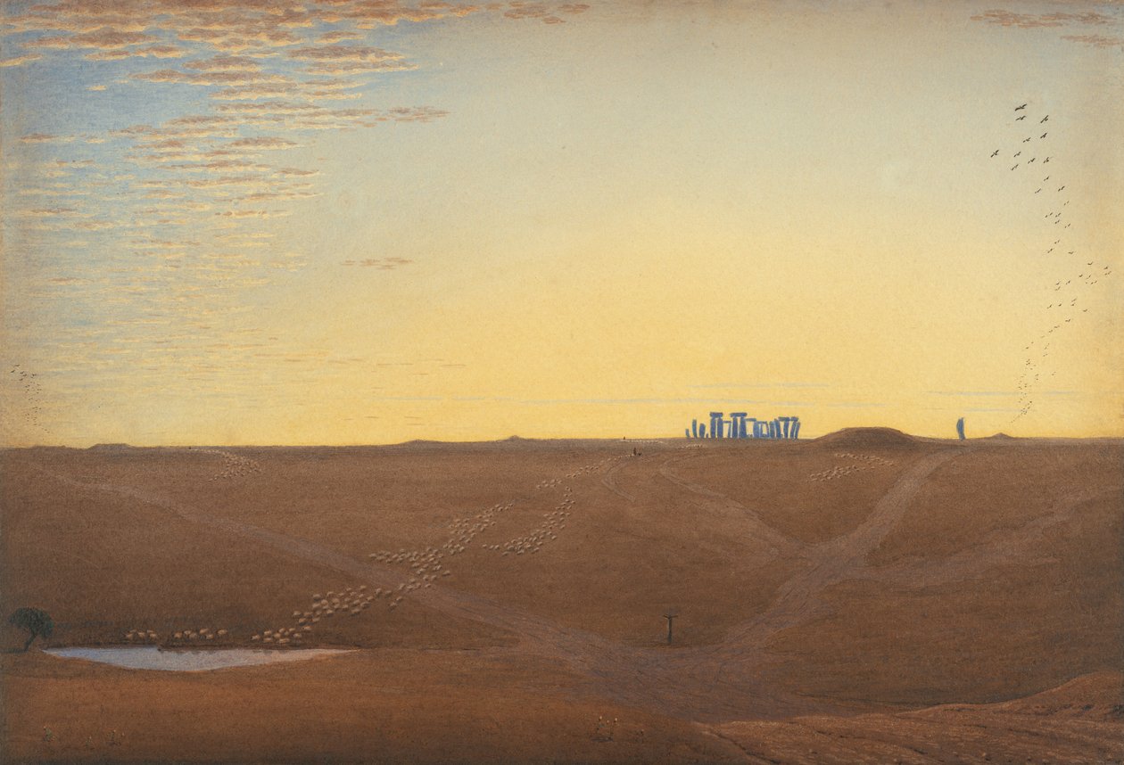 Stonehenge - Crepúsculo de William Turner of Oxford