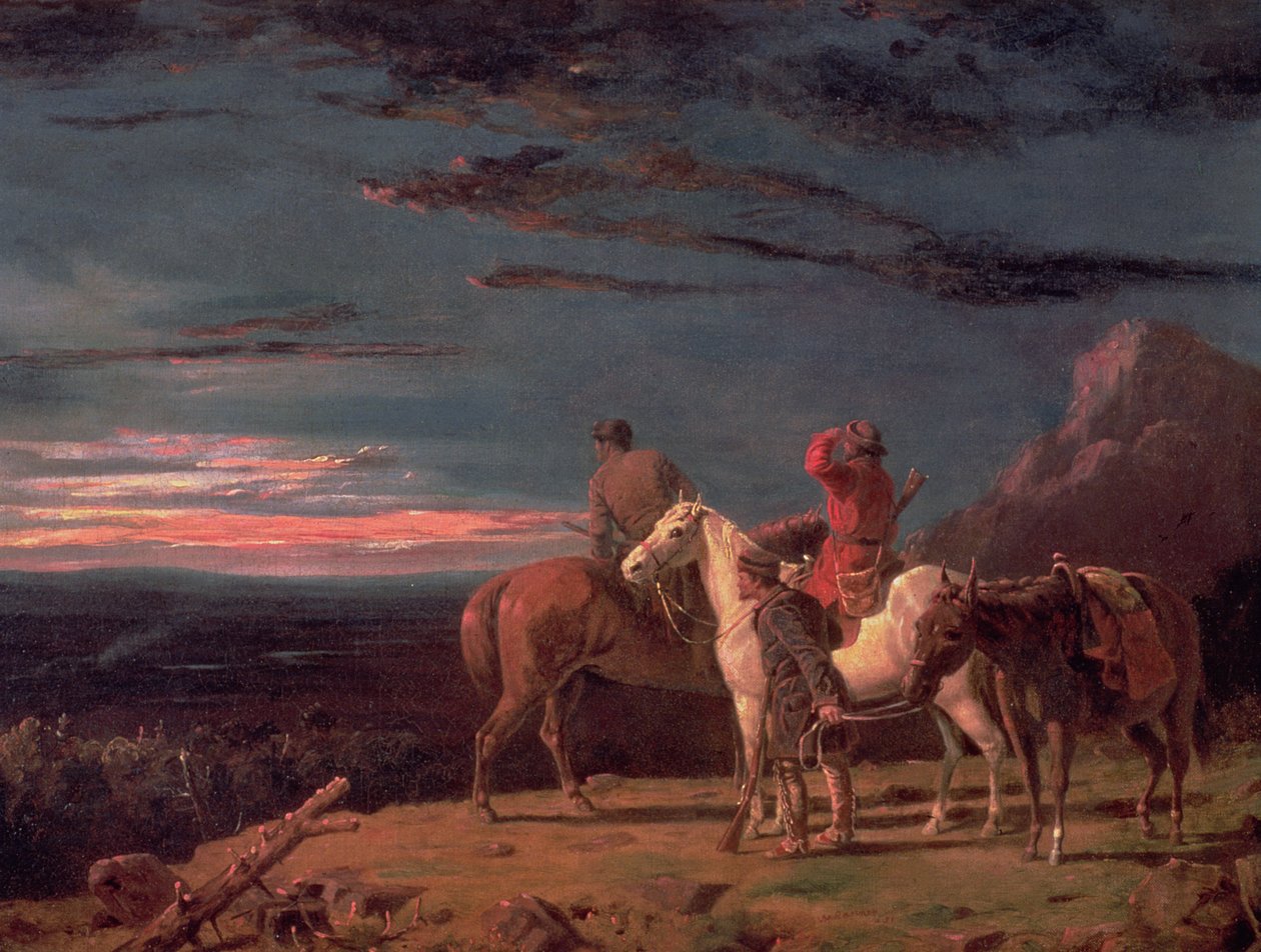Un grupo de exploradores de William Tylee Ranney