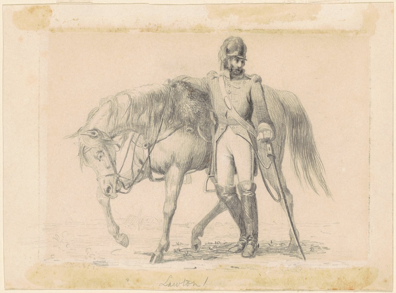Dragón con su Caballo de William Tylee Ranney