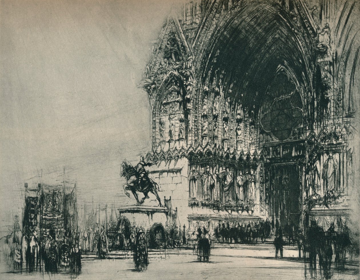 Juana de Arco, Reims, 1928 de William Walcot