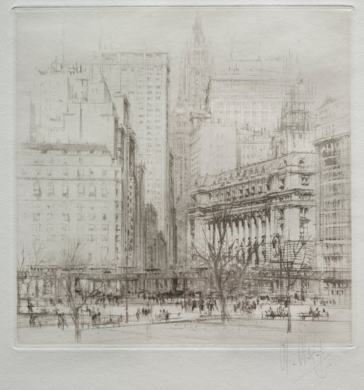 Nueva York: Battery Place de William Walcot