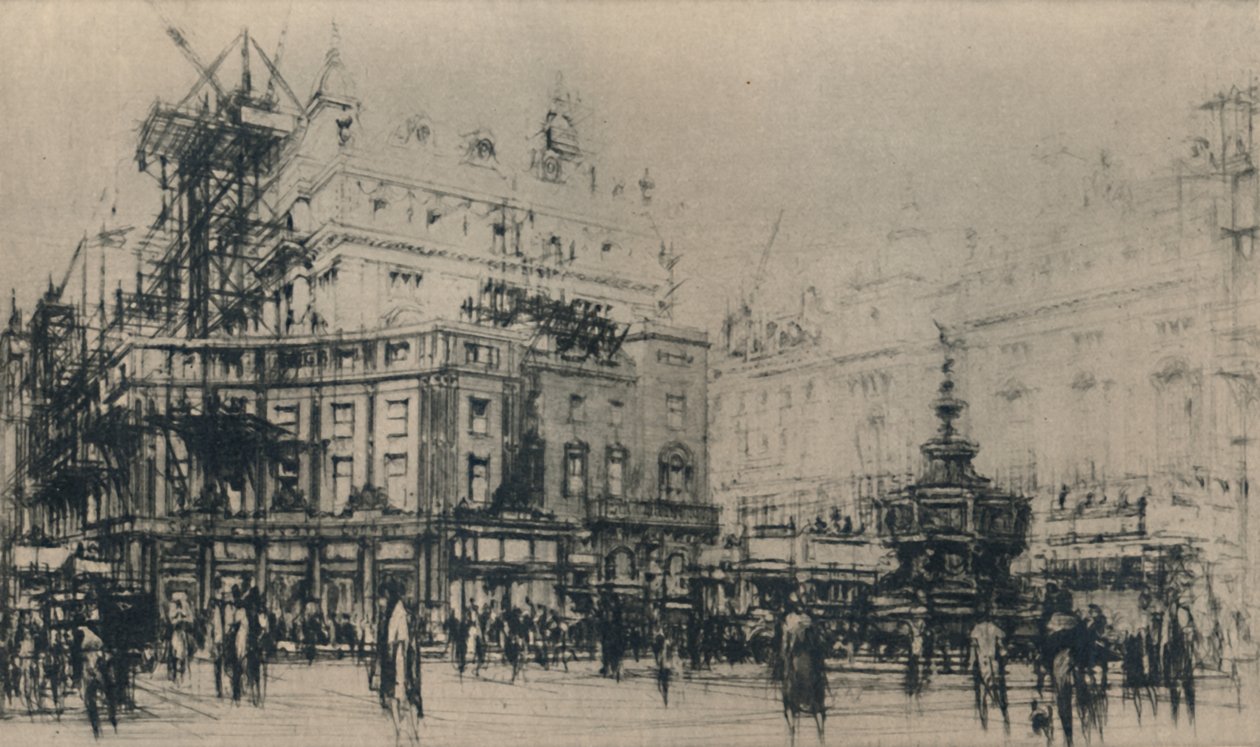 Piccadilly Circus, 1927 de William Walcot