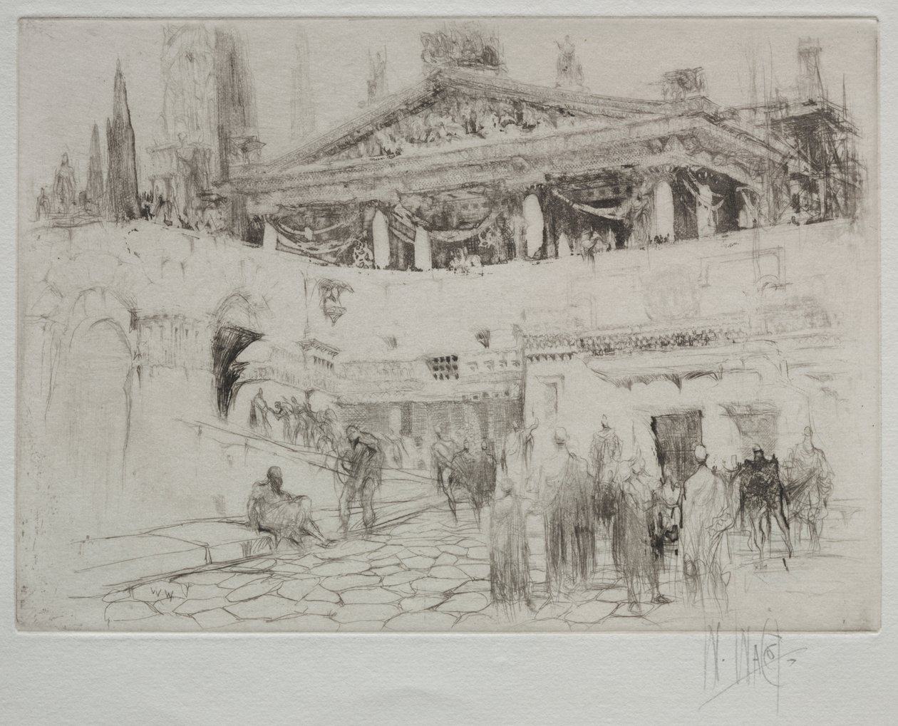 El primer templo de madera de Júpiter de William Walcot