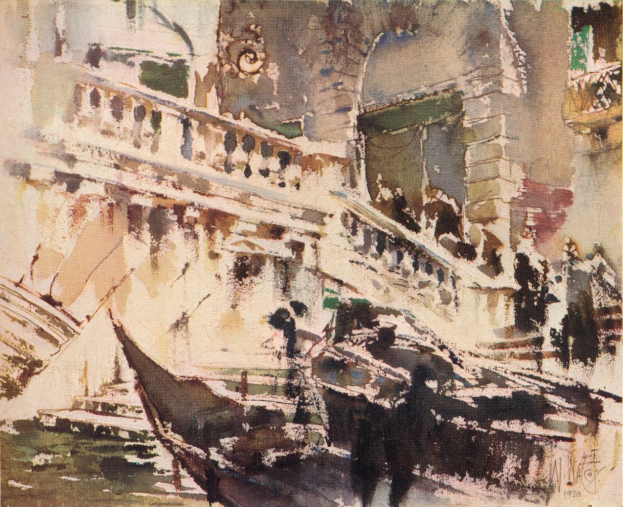El Rialto, Venecia, 1920, 1923 de William Walcot